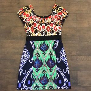 Phoebe Couture Silk Cocktail Dress - Size 4